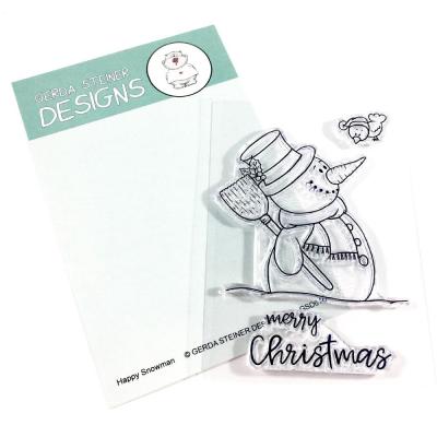 Gerda Steiner Clear Stamps - Happy Snowman